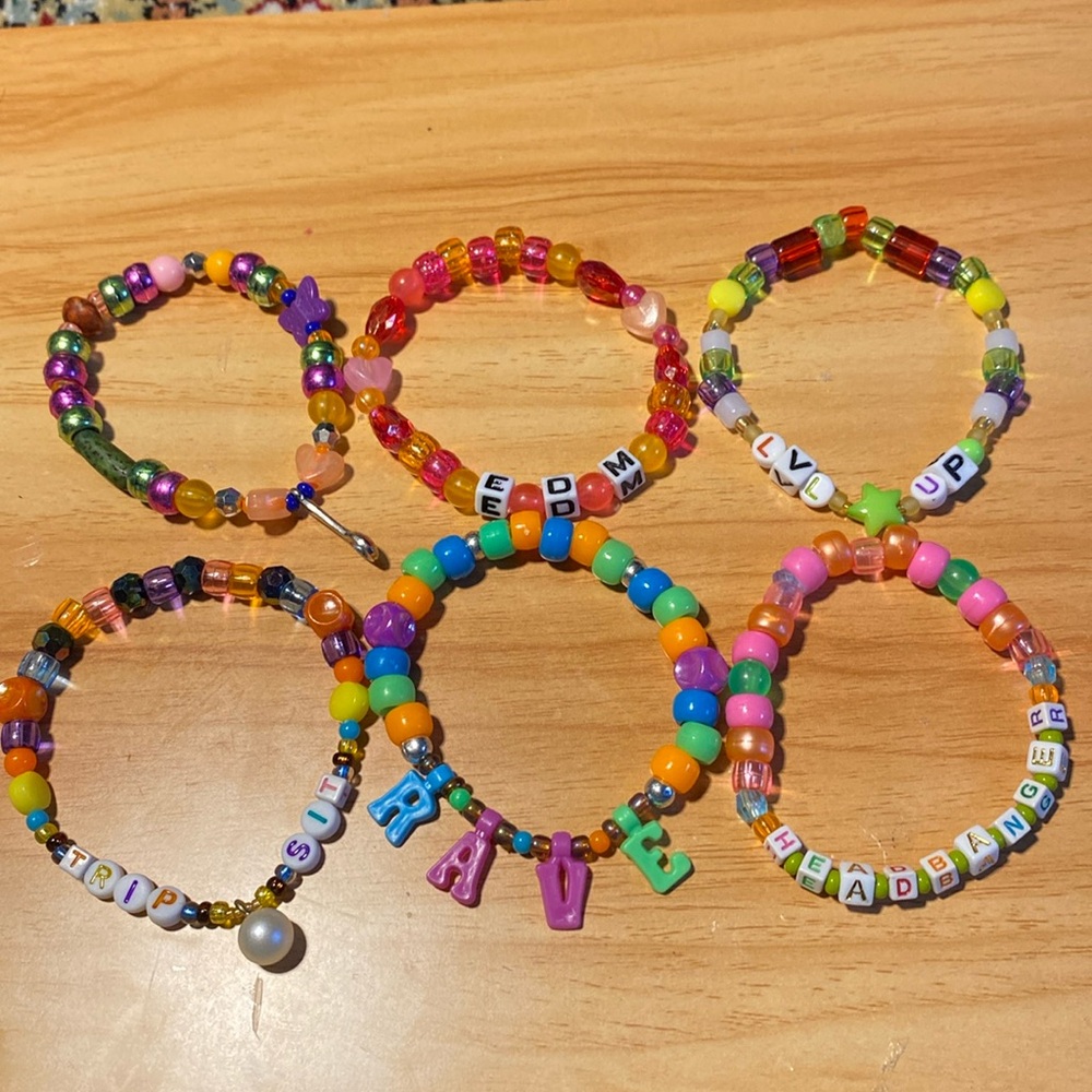 Rave / Festi Kandi Bracelet 6 Pack